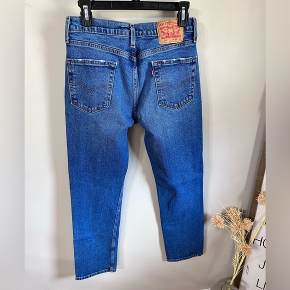 514 Levi’s Straight leg Denim Jeans Medium wash size 28x30 - Picture 7 of 9